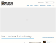 Tablet Screenshot of martinhardwareinc.com